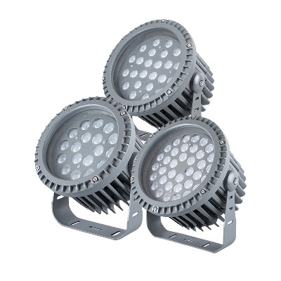 Outdoor waterproof landscape, garden, lawn, plug-in light, circular floodlight, LED tree light, plug-in tree light, spotlight