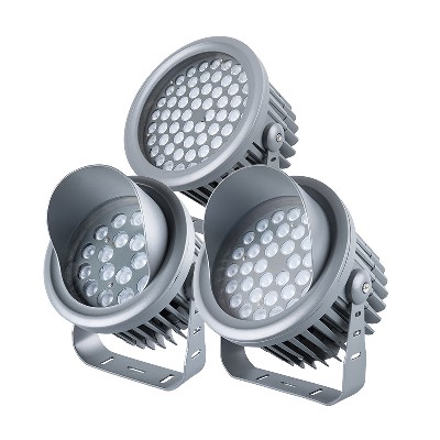 led投光灯圆形大功率投光灯庭院照树灯工程款户外公园广场投射灯