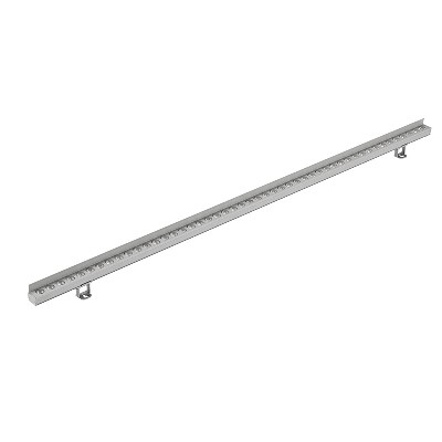LED linear wall washer with circular hole and baffle, outdoor waterproof lighting, rainbow line contour light, architectural lighting