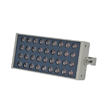 Outdoor lighting floodlights, park scenic spots, tree lights, LED floodlights, square die cast 36W seven color RGB spotlights