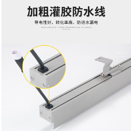 Outdoor wall washing lamp, bridge scenic area exterior wall atmosphere lamp, LED wall washing lamp with baffle, hotel square cultural and tourism lighting