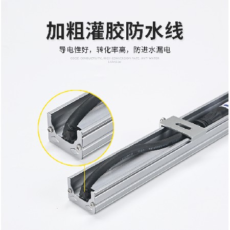 LED Line Light Outdoor Waterproof 24V Exterior Wall Light Contour Light Building Lighting Engineering Advertising Colorful Line Light