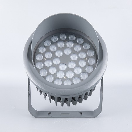 LED floodlight, circular high-power floodlight, courtyard tree lighting project, outdoor park square projection light