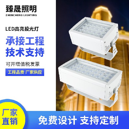 厂家批发高光款投光灯小海王星投光灯led投光灯照树灯户外投光灯
