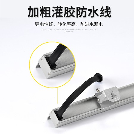 LED outdoor lighting waterproof wall washing lamp for exterior building lighting, wall washing lamp with square hole cover, aluminum light strip