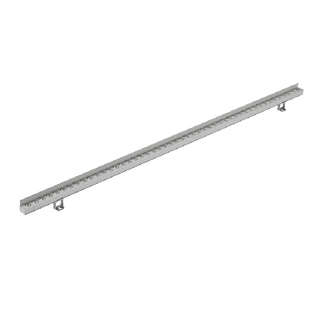 LED linear wall washer with circular hole and baffle, outdoor waterproof lighting, rainbow line contour light, architectural lighting
